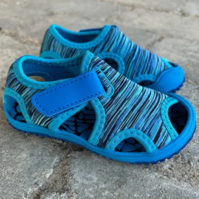 Badesko til børn i blå